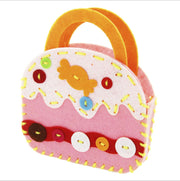 Children's Handmade Bag Non-woven DIY Cartoon Three-dimensional Production Environmental Protection Materials
