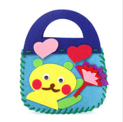 Children's Handmade Bag Non-woven DIY Cartoon Three-dimensional Production Environmental Protection Materials