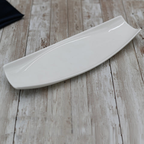 White Celery Tray / Dish 12" inch X 4" inch | 30 X 10 Cm