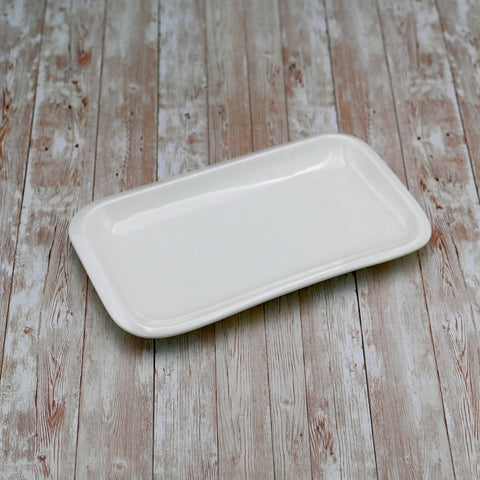 White Rectangle Dish 12" inch X 7" inch | 30 X 18 Cm