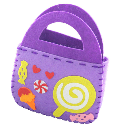Children's Handmade Bag Non-woven DIY Cartoon Three-dimensional Production Environmental Protection Materials